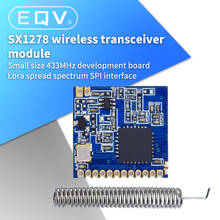 Радиочастотный модуль LoRa SX1278 чип PM1280 приемник и передатчик связи на дальние расстояния SPI LORA IOT + 2 шт. антенны 433 МГц 2024 - купить недорого