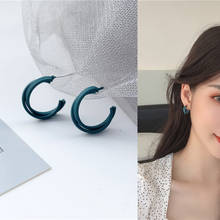 Classic Simple Letter C Shaped Pendant Drop Earrings for Women Girls Teens Korean Ear Jewelry Earrings 2021 Trend New Arrival 2024 - buy cheap