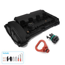 Tampa da válvula do motor para bmw mini, capa com junta, 11127646555, 11127585907, r55, r56, r57, r58, r59 2024 - compre barato