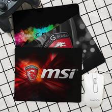 Компьютерный коврик для мыши MaiYaCa MSI, игровой коврик для мыши, 29x25 см, компьютерный игровой коврик для мыши 2024 - купить недорого