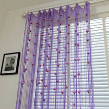 Rosqueado filamento partição cortina rosa string cortina sala de estar cortina fio casa acessórios decorativos 2024 - compre barato