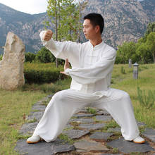 Ushine tipos de estilizador chinês, 12 cores branco, manga longa, uniforme kungfu, wushu taichi, roupas masculinas e femininas 2024 - compre barato