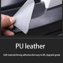 Car Trunk Rear Guard Plate PU Leather Sticker FOR Hyundai palisade Car Rear Bumper Trim Anti- Scratched Protection Sticker 2024 - buy cheap