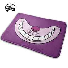 Cheshire Cat 3D Soft Non-Slip Mat Rug Carpet Cushion Quarantine Smile Kitty Cat Were All Mad Here Funny Funny Cat Cartoon Anime 2024 - buy cheap