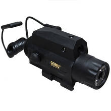 GOMU 2 In1 Tactical Flashlight And Green Laser Light Sight For 20mm Rail System 2024 - buy cheap