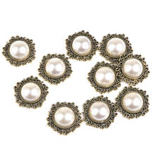 10Pieces 25mm Flatback Pearl DIY Embellishments for Wedding Decoration, Flower Center, Gift Card Decor 2024 - buy cheap