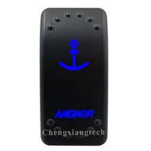 Blue Led Laser Engraving- ANCHOR- Rocker Switch 5 Pin on off 12v 24v SPST for Car Boat Truck RV 2024 - buy cheap