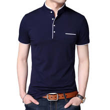 Tftters 2021 camiseta masculina de manga curta de verão estilo casual camiseta slim com cor sólida top camisetas masculinas camisetas tamanho grande 2024 - compre barato