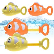 Pumping Water Gun Toy Summer Outdoor Toys Funny Fish Shape Spray Water Gun Game Toy Lightweight Portable Beach Swimming Toy 2024 - buy cheap