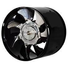 Hot TOD-6 Inch High-Speed Exhaust Fan In-Line Duct Kitchen Extractor Metal Toilet Fan Industrial Fan 220V 2024 - buy cheap