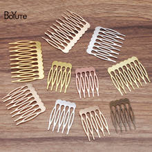 BoYuTe (20 unidades/lote)-peine de Metal y latón para el pelo, 5-8-10 dientes, accesorios de joyería Diy, materiales de cuentas hechos a mano 2024 - compra barato