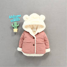 Winter Kids Jackets for Baby Boys Thick Coats Girls Warm Hooded Velvet Jacket Children Outerwear 1-6 Years Toddler Girl Snowsuit 2024 - buy cheap
