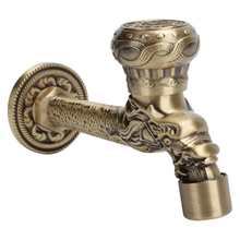 G1/2 Wall Mounted Water Faucet Antique Brass Single Cold Water Tap for Bathroom Washing Machine 2024 - buy cheap