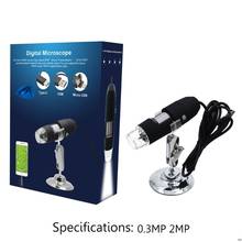 Microscopio de 2MP 3 en 1 con USB 1000X, cámara de vídeo 1080p para teléfono inteligente, OSX, Windows, PC 2024 - compra barato