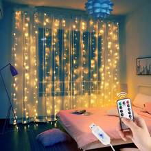 3M LED Garland Curtain Fairy Lights String USB Remote Control Indoor Lighting Christmas Wedding Decor for Room Home Bedroom Lamp 2024 - buy cheap
