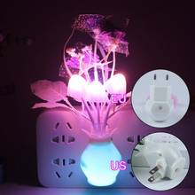 Led Flower Mushroom Night Lights For Bedroom Modern Sensor Plug-in Wall Lamp Pomegranate Potted Decor Living Room Light Fixtures 2024 - buy cheap