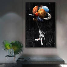 Cartoon Abstract Astronaut Posters and Prints Wall Art Canvas Painting Art Pictures for Living Room Quadros Home Decor Unframed 2024 - buy cheap