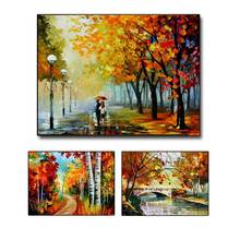 Beautiful Autumn Abstract Oil Painting Modern Wall Art Living Room Picture Home Decoration Painting No Framed 100% Handpainted 2024 - buy cheap