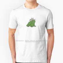 Frog With A Cowboy Hat ★ T Shirt 100% Pure Cotton Cottagecore Artsy Aesthetic Grandmacore Gardencore Vintage Frog Soft 2024 - buy cheap