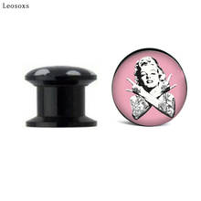 Leosoxs 2pcs Hot Sale Maria Oil Drop Ear Expander Ear Expander Piercing Jewelry 2024 - buy cheap