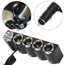 4 Ways DC 12V-24V Multi Socket Car Cigarette Lighter Splitter USB Plug Charger Power Adapter For Mobile Phone Vehicle 2024 - buy cheap