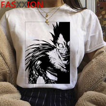 Death Note top tees clothes male ulzzang grunge streetwear white t shirt harajuku kawaii t-shirt t shirt harajuku 2024 - buy cheap