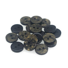 50 pçs 11.5mm botão de costura de resina scrapbooking redondo imitação concha 2 furos costura botones bottoni botoes s1049 2024 - compre barato