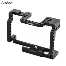 Andoer Camera Cage Rig Aluminum Alloy with Cold Shoe 1/4 Thread Compatible with Canon M50 Mirrorless Camera 2024 - buy cheap