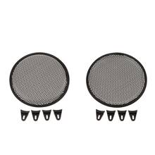2Pack 10inch Mesh Round Car Speaker Cover, Decoration Loudspeaker Grill, Metal & Durable Black 2024 - buy cheap