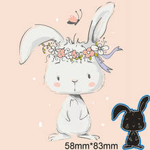 Metal Dies Little Rabbit  for 2020 New Stencils DIY Scrapbooking Paper Cards New Craft Making Craft Decoration 58*83mm 2024 - buy cheap