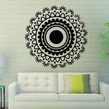 WJWY Creative Design Flower Wall Decals Indian Style Mandalas PVC Removable Wall Sticker Bedroom Living Room Art Murals 2024 - buy cheap