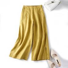 width legs linen trousers long women pants good quality linen comfortable material lady long cotton pants legs width style fashi 2024 - buy cheap