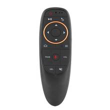 Controle remoto g10 air., controle remoto por voz com 2.4ghz, assistente de busca por voz do google, ir, sem giroscópio para tv box android e cor preta. 2024 - compre barato