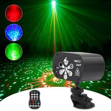 Rgb luz de discoteca led laser palco projetor vermelho azul verde lâmpada usb recarregável festa aniversário casamento dj lâmpada led 2024 - compre barato