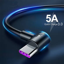 Cable USB tipo C de carga rápida 5A QC3.0, Cable USBC de carga rápida para Huawei P30 Mate 20 Pro, Samsung S10 S9 2024 - compra barato