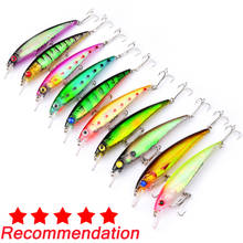 11CM 13,4G cebo de pesca señuelo Bionic minnow cebo de acero duro señuelos de gancho agua 3D los ojos se hunde velocidad Artificial pececillo aparejo 2024 - compra barato