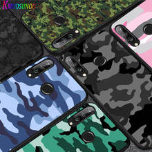 Funda de teléfono para Huawei P40, P30, P20 Pro Lite E Plus, 5G, color negro brillante, arte de camuflaje para Huawei P10, P9, P8 Lite 2024 - compra barato