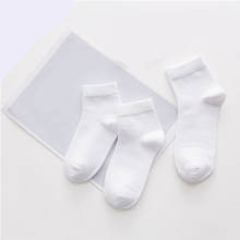 5 Pairs Baby Socks Boys Girls White Thin Socks Cotton Soft Newborn Children Comfortable Sock Kids Students School Sport Clothes 2024 - buy cheap
