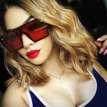 Mimiyou-gafas de sol cuadradas con remaches para mujer y hombre, lentes de sol de gran tamaño, de marca, con diseño Vintage, UV400 2024 - compra barato