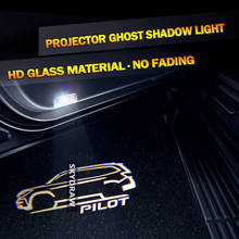 1 пара для HONDA PILOT (2009-2020) автомобильная светодиодная дверная предупреждающая Лампа проектор Ghost Shadow Light Welcome Light 2024 - купить недорого