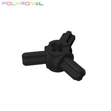 Blocos de construção tecnialalal diy conector do eixo transversal 10 pçs compatível monta partículas moc al peças brinquedo 57585 2024 - compre barato