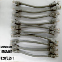 Сетевой кабель UTP 10 шт./лот CAT6, 0,15-0,5 м, Ethernet-кабель, провод RJ45 футов 1 фут футов, патч-корд, Lan кабель, бесплатная доставка 2024 - купить недорого