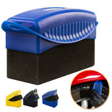 Cepillo de esponja para pulir y encerar ruedas de coche, herramienta de limpieza para lavado de plásticos ABS, 1 unidad 2024 - compra barato
