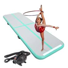 Mini inflatable air track mat gymnastics tumbling yoga 2m 3m 4m Length Free shipping with free CE/UL electric pump 2024 - buy cheap