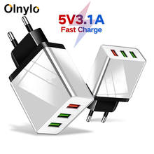 Olnylo USB зарядное устройство для iPhone 11 Pro Max XR XS iPad быстрое настенное зарядное устройство для samsung S10 huawei mate 30 портов зарядное устройство для мобильного телефона 2024 - купить недорого
