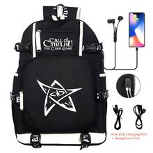 Game The Call of Cthulhu Backpack Shoulder Travel Bag Black Rucksack BookBag Knapsack for Teens Kids Students 2024 - buy cheap