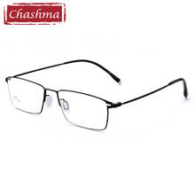 Chashma-Gafas de aleación de titanio para hombre, monturas de gafas de óptica ultraligeras, lentes transparentes con marco de calidad a la moda 2024 - compra barato