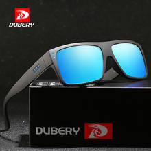 DUBERY-gafas de sol polarizadas para hombre, lentes de sol de estilo Vintage masculinas, cuadradas y negras, 8 colores, modelo D911 2024 - compra barato