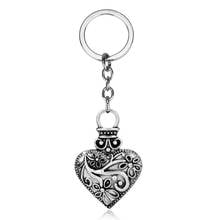 HANCHANG TV Series The Vampire Diaries Jewelry Keychain Caroline Vervain Heart Pendant Keyring for Bag Car Key Holder Women Gift 2024 - buy cheap