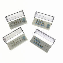 Brocas de polimento dental lab, kit de preparação de brocas, dentes de cerâmica anterior, coroa de zircônia, 5 tipos 2024 - compre barato